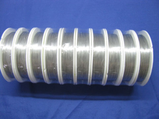 10 Rolls X 20Meters Copper Line Tiger Tail Wire 0.3mm Silvery